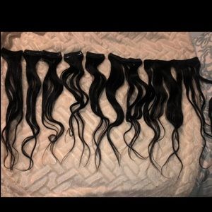 Human Hair Extensions Clips